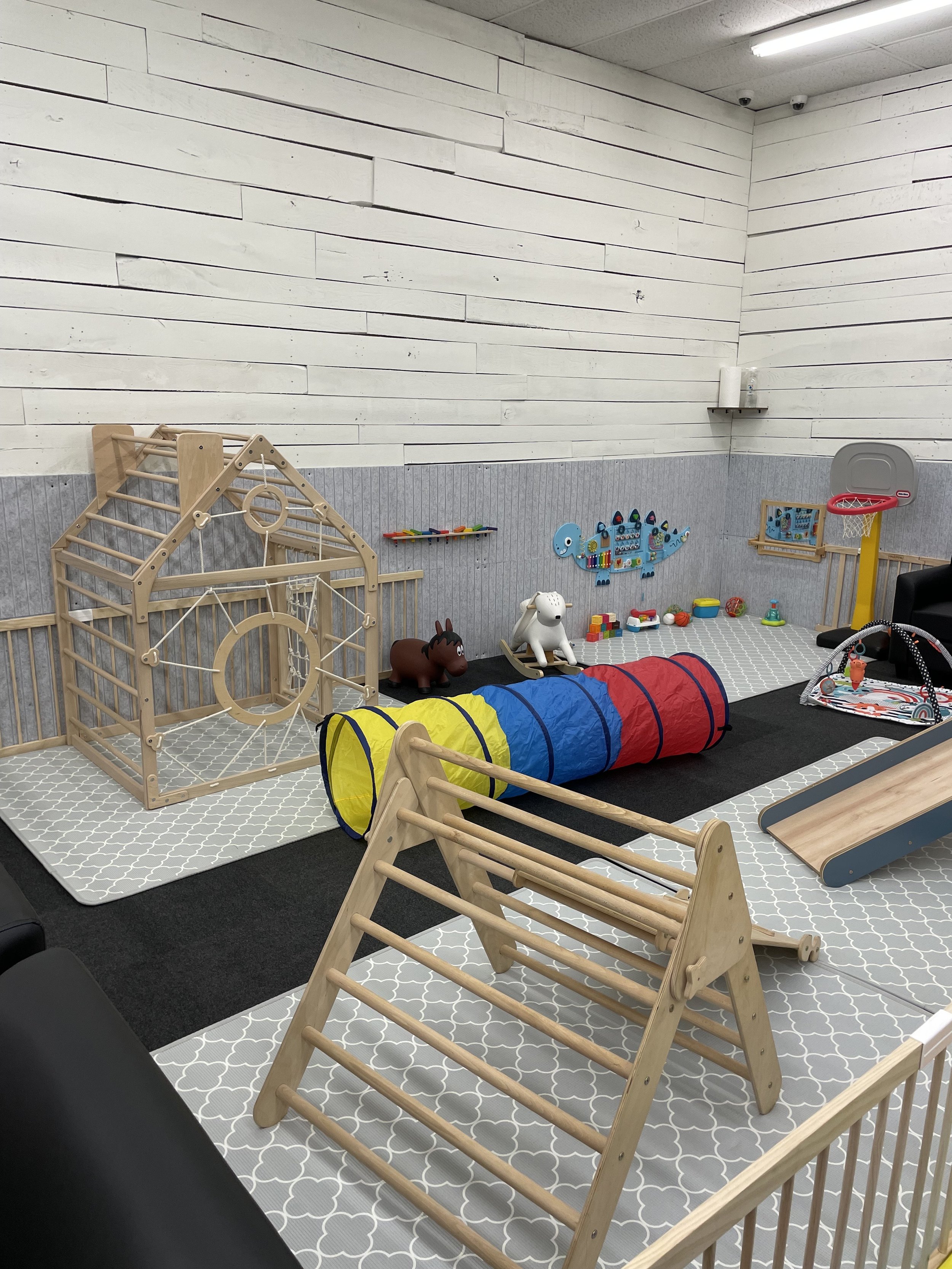 Infant and toddler area at SENSEational Kids Gymnasium.