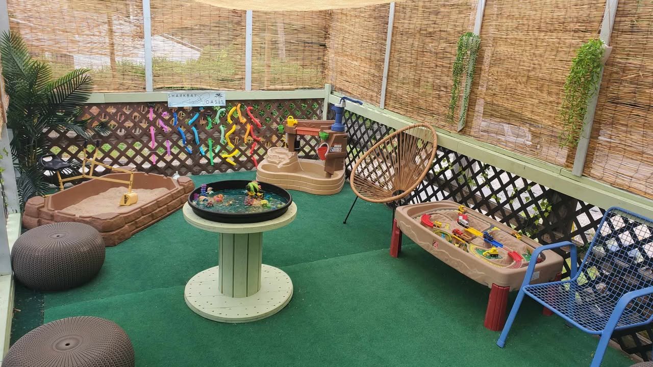 Additional indoor seating or play area at SharkBay PlaySpace