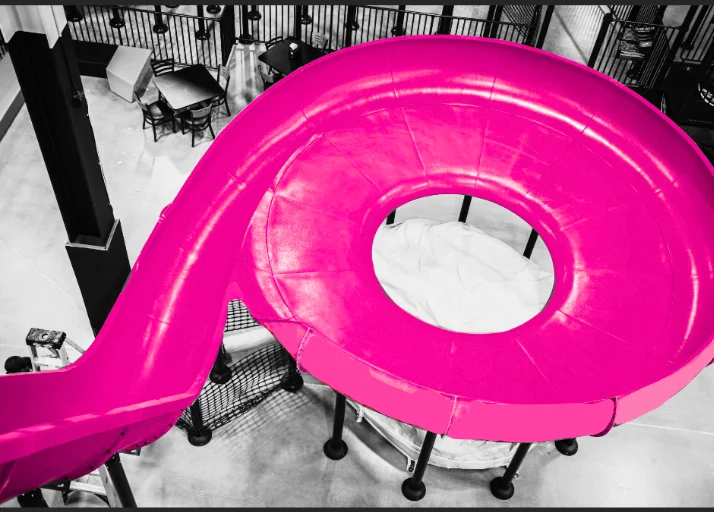 Royal Flush slide at Slick City St. Peters