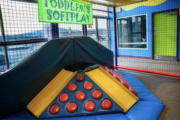 Toddler area at Slinky Action Zone.