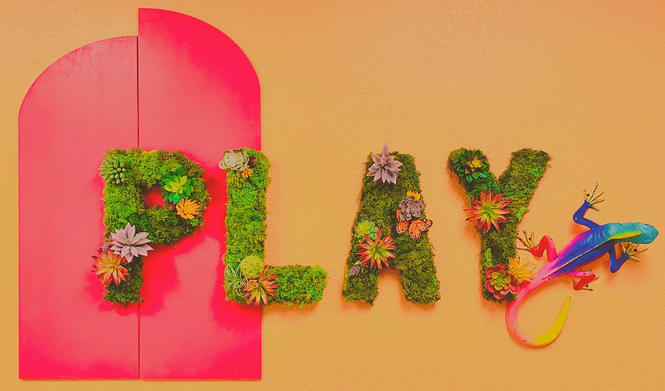 Interior view of Space To Play's family play area