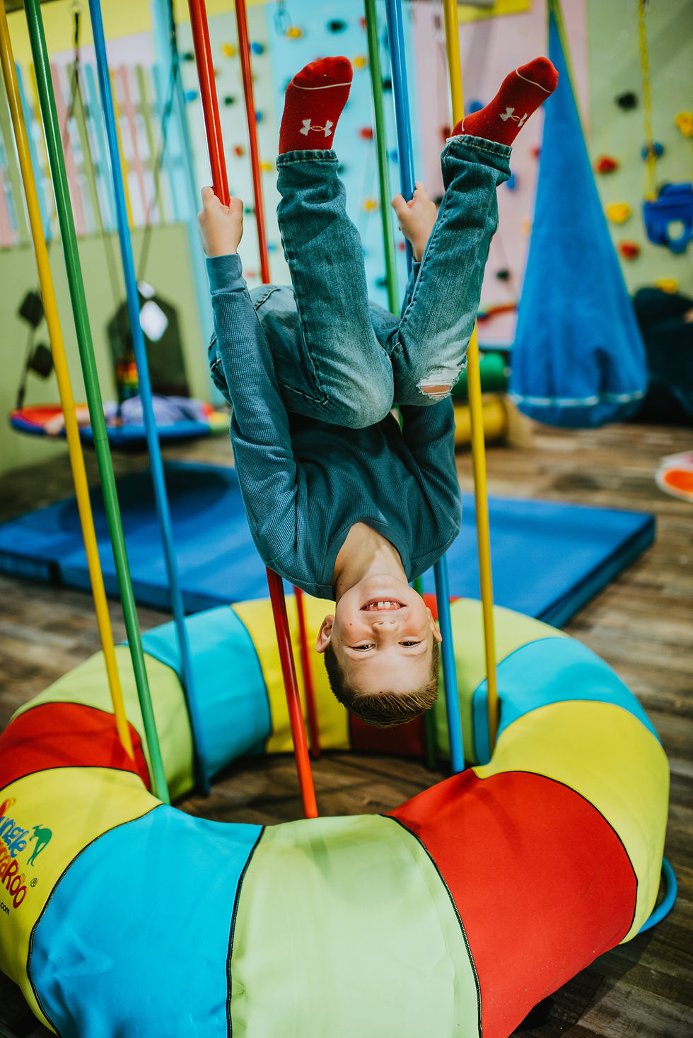 Sensory equipment and play setup at STAR Academy