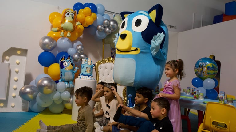Birthday setup at Star Park Indoor Playground
