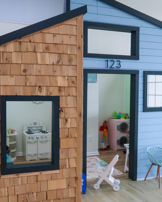 Mini village play area at Summit Play Village