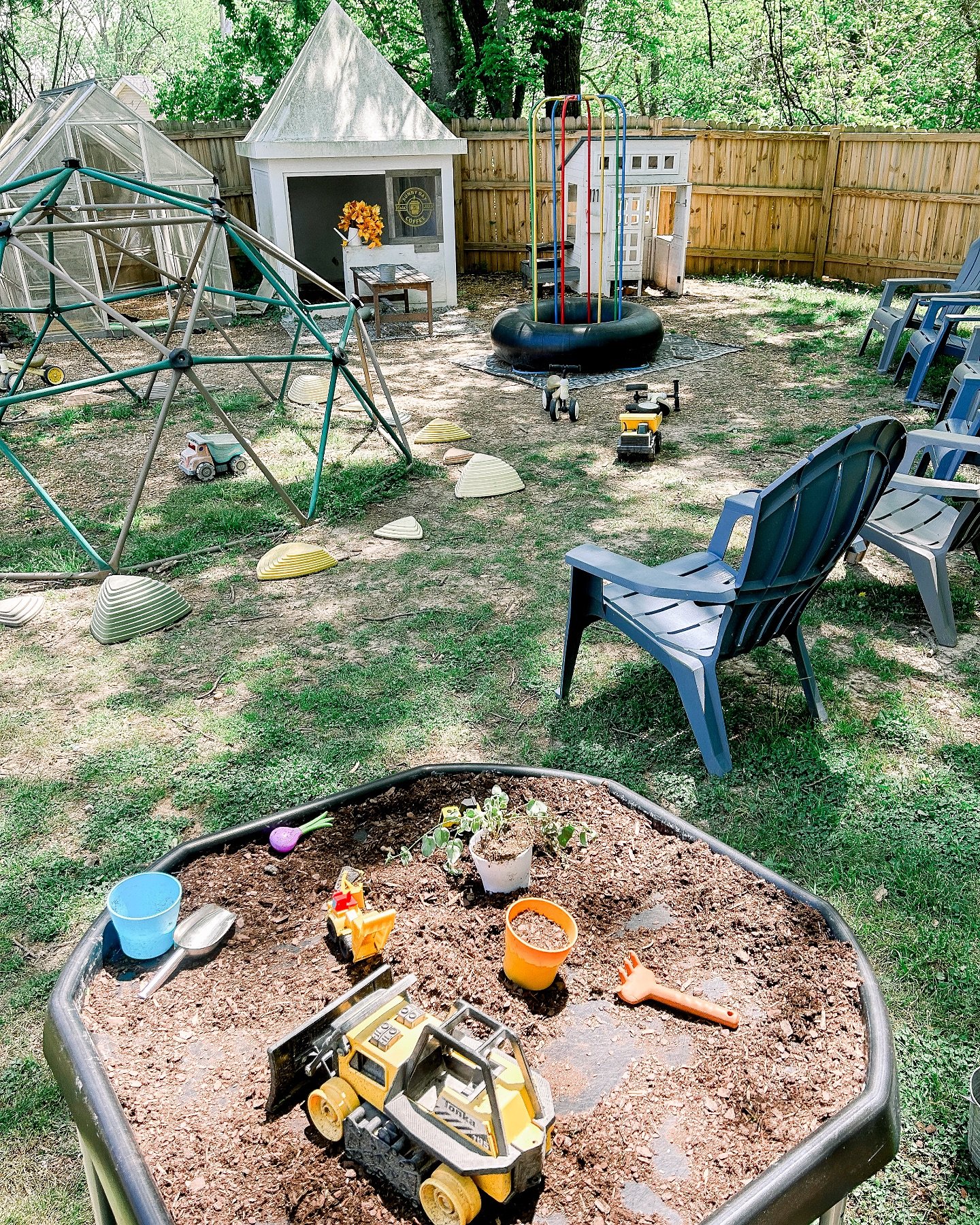 Child-focused sensory activity area at Sunny Day Studios