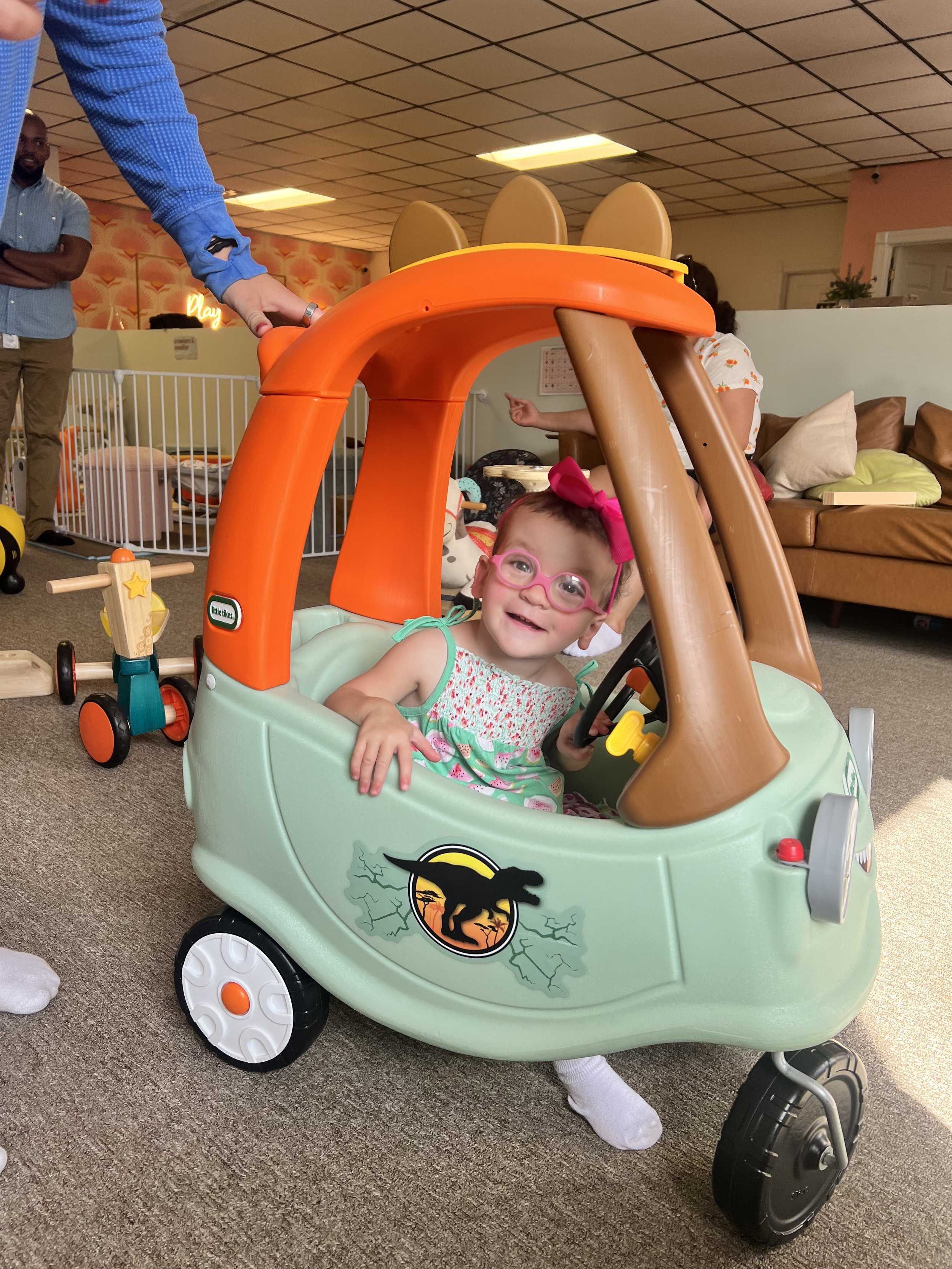 Children's play area inside Sunshine Play Café.