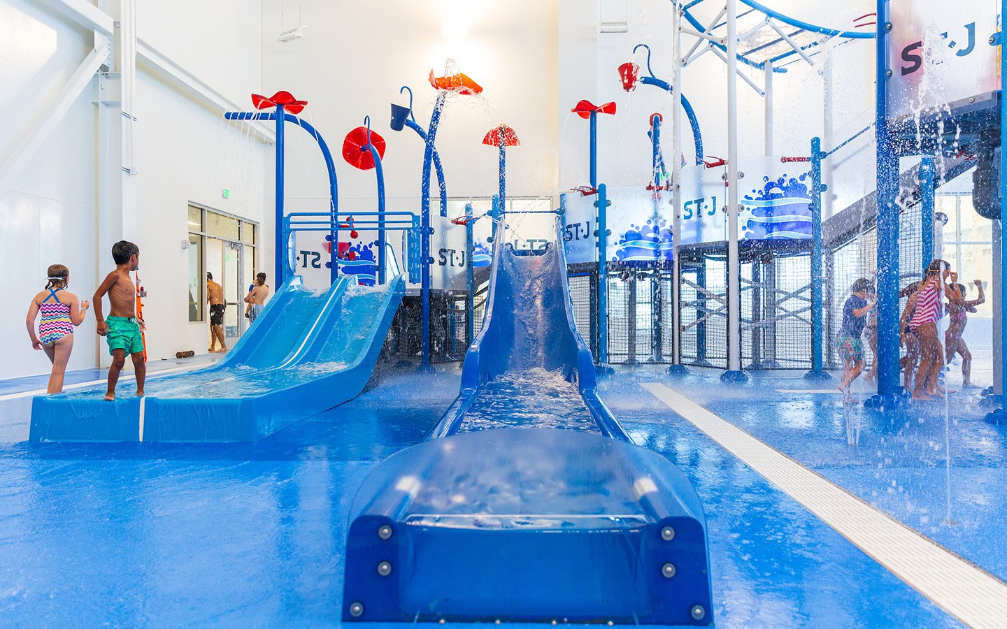 Bright active-play attraction imagery from Super, Awesome & Amazing