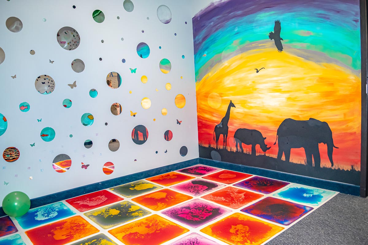 Sensory room at Superior Funland