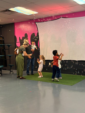 Bubble activity area at SuperKidz Club