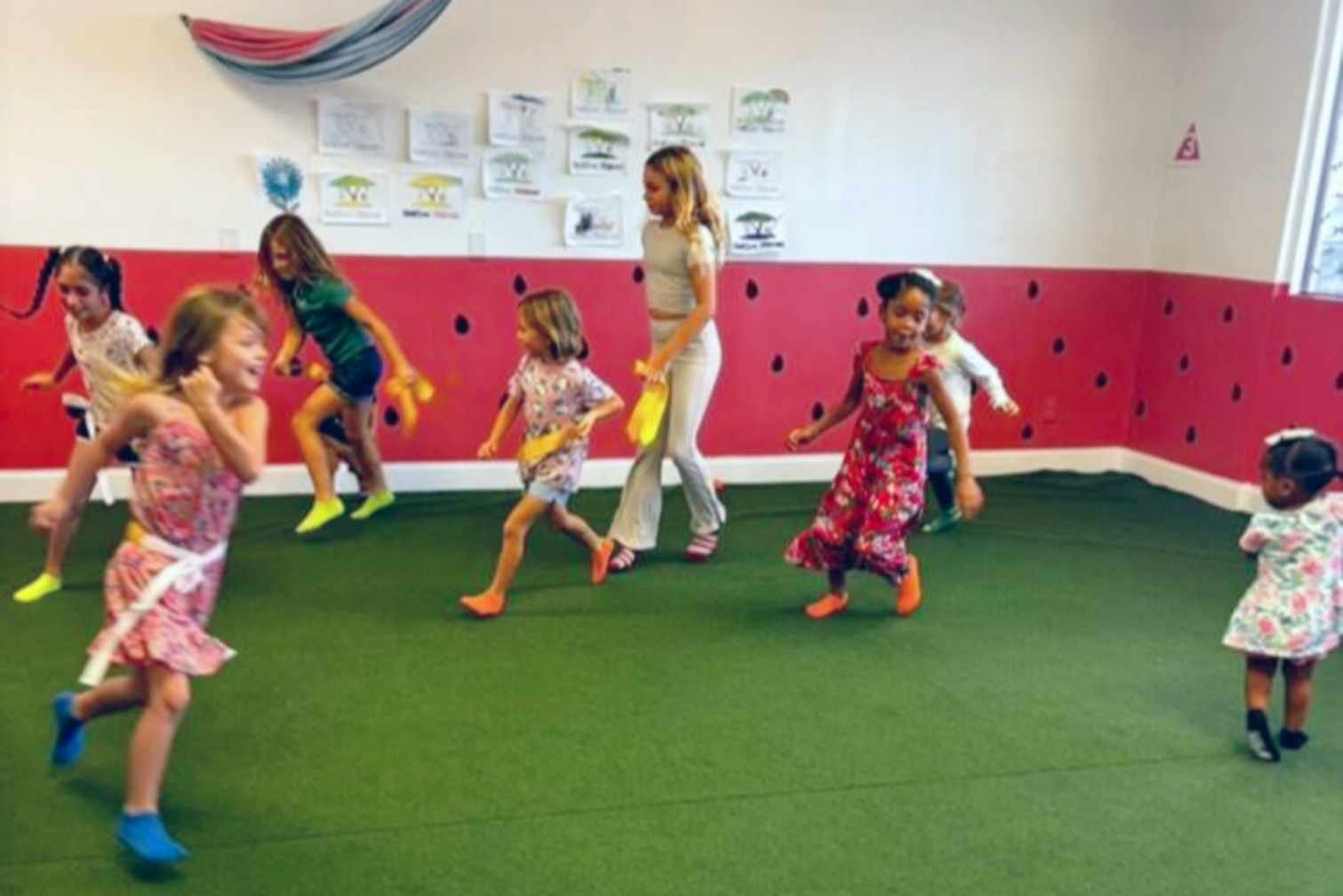Indoor play setup at SusieDoos Playhouse in Port St. Lucie