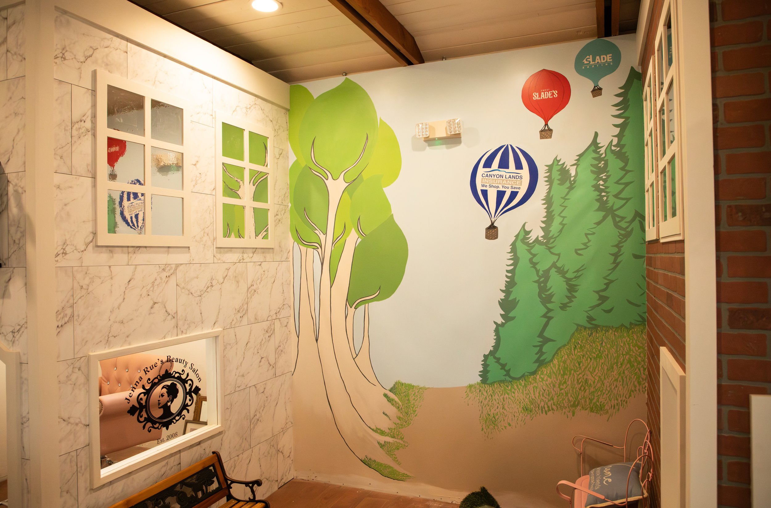 Interior role-play area at Tiny Town