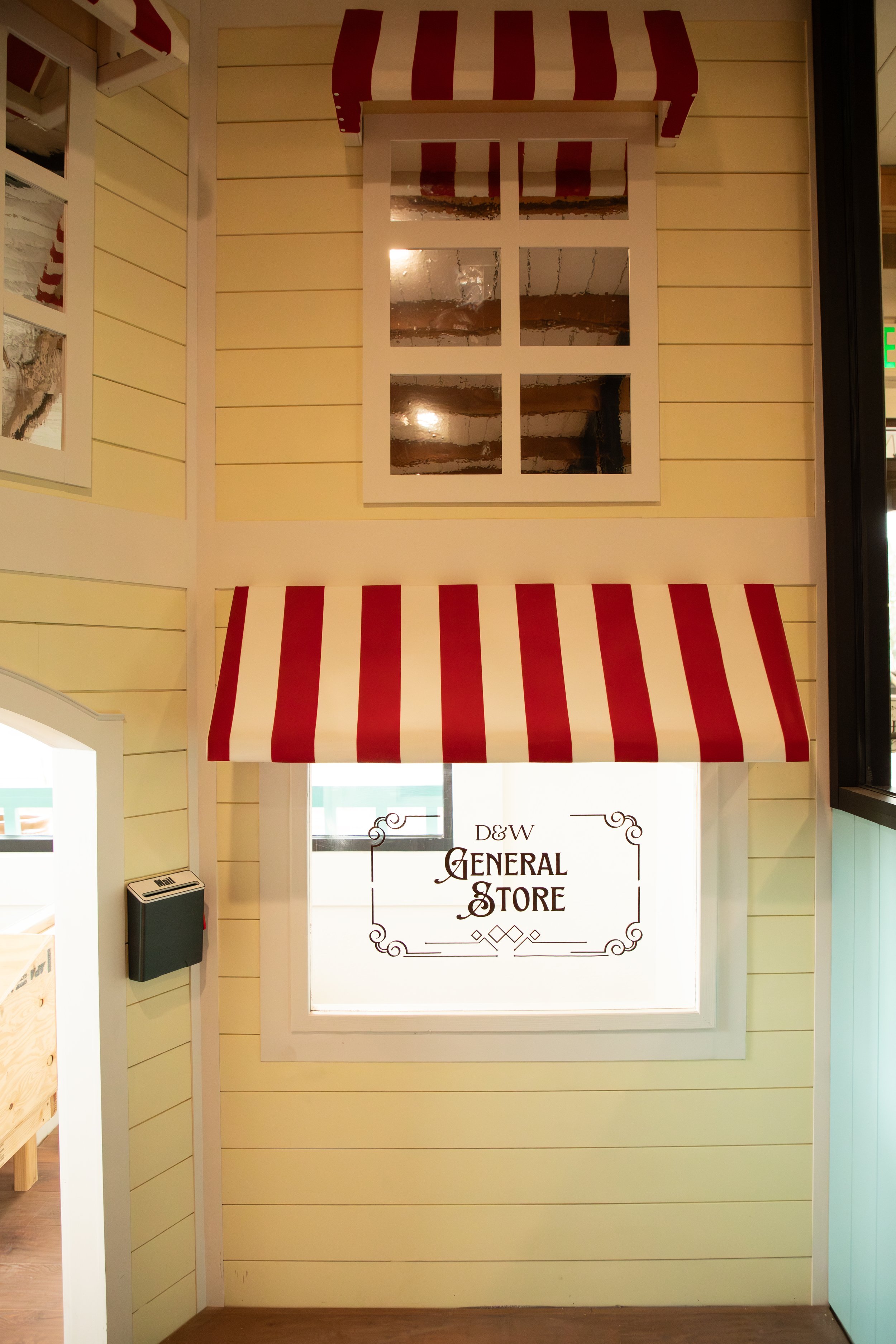 Kid-sized pretend-play features at Sweet Slade's Tiny Town