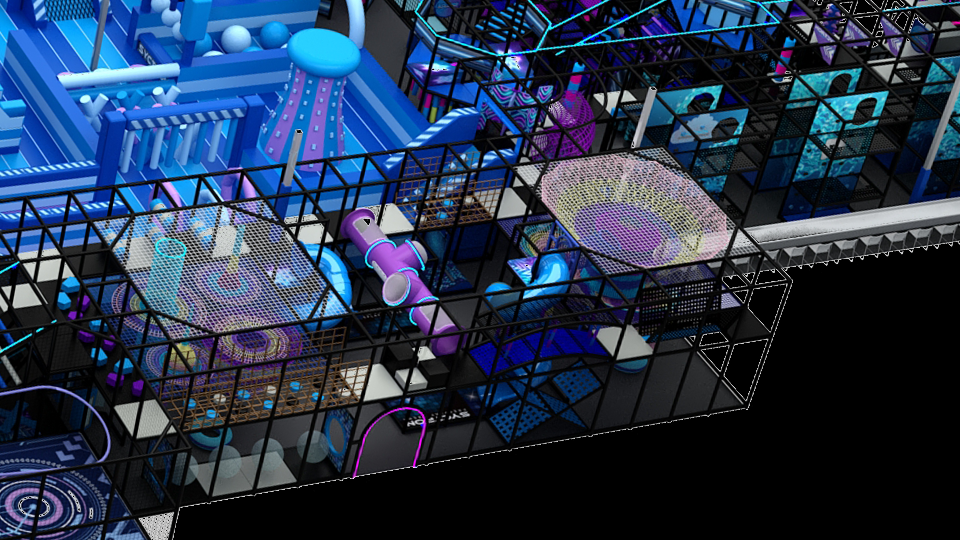 Official rendering of the Syctron play arena