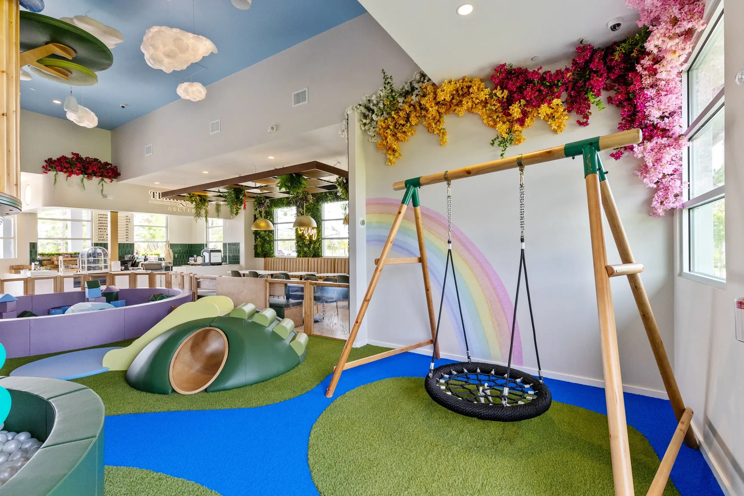 Soft-play and seating area at Terra Play Center