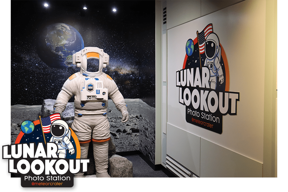 Lunar Lookout photo station at The Blast Zone.