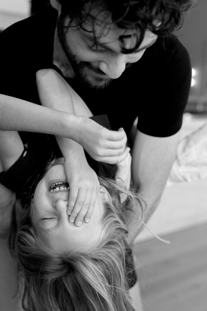 Family inside The Burrow Cafe & Play in Orlando.