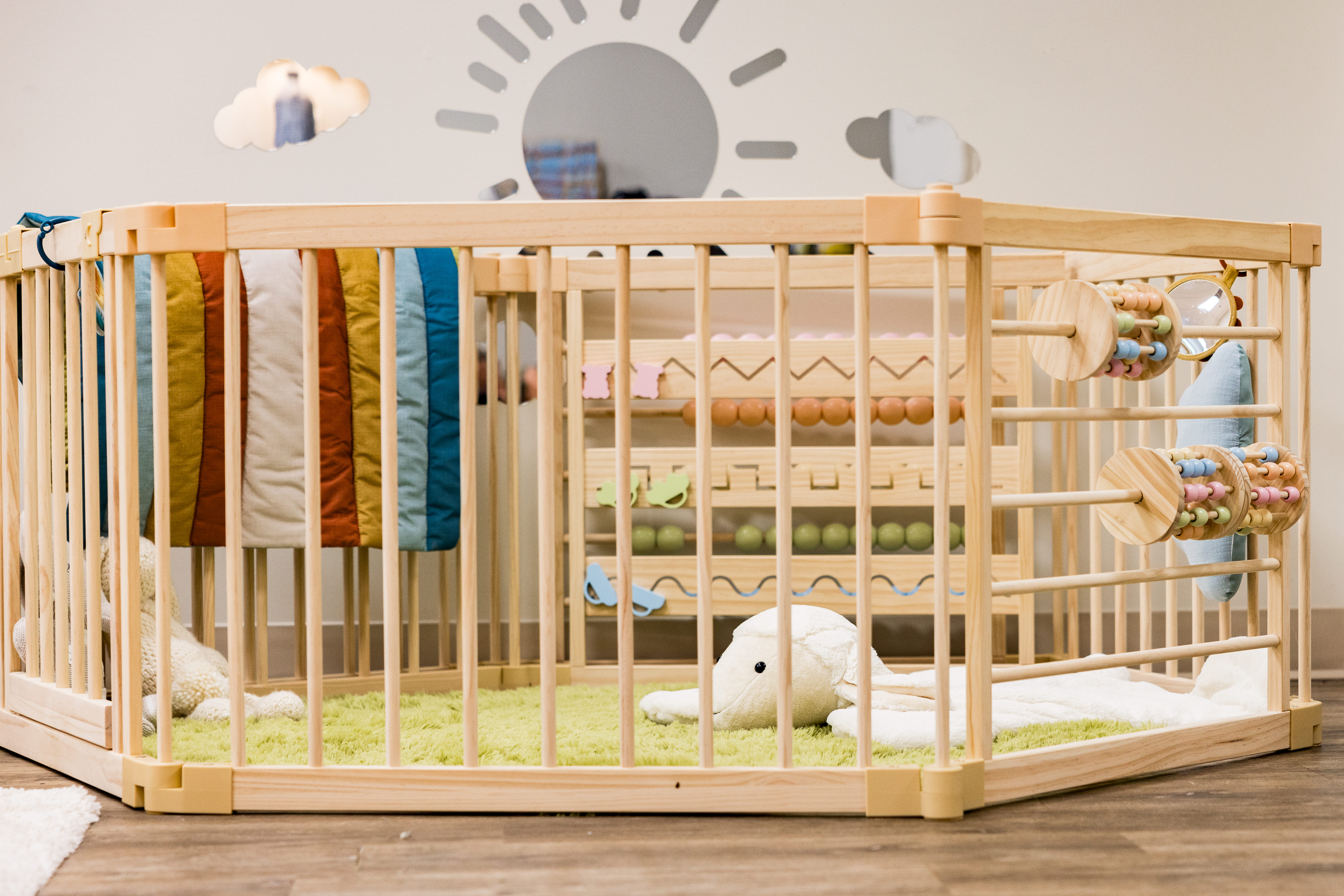 Infant-friendly sensory play area at The Clubhouse in Camden.