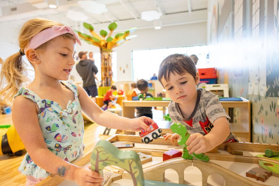 Indoor play space at The Cub House Play Cafe with child-sized play zones.