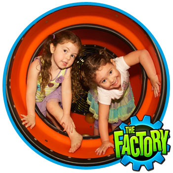 Children climbing into the smaller-kid play area at The Factory Franklin.