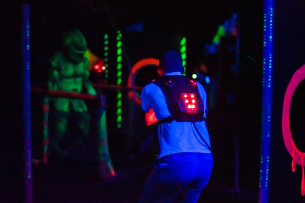 Laser tag area at The Factory Gadsden