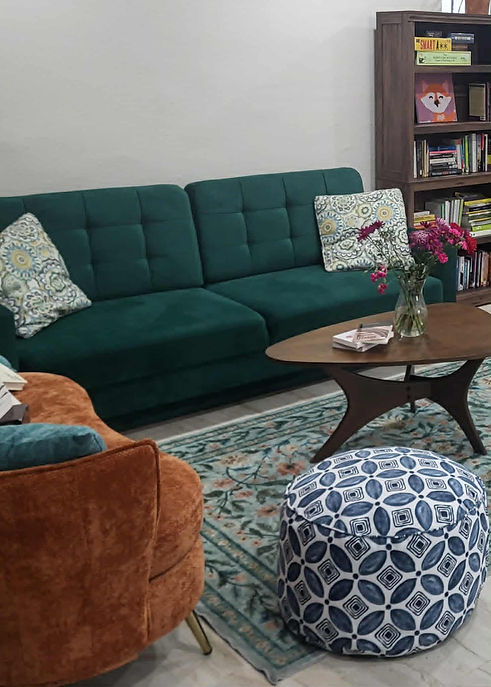 Lounge seating area at The Family Room Yuma