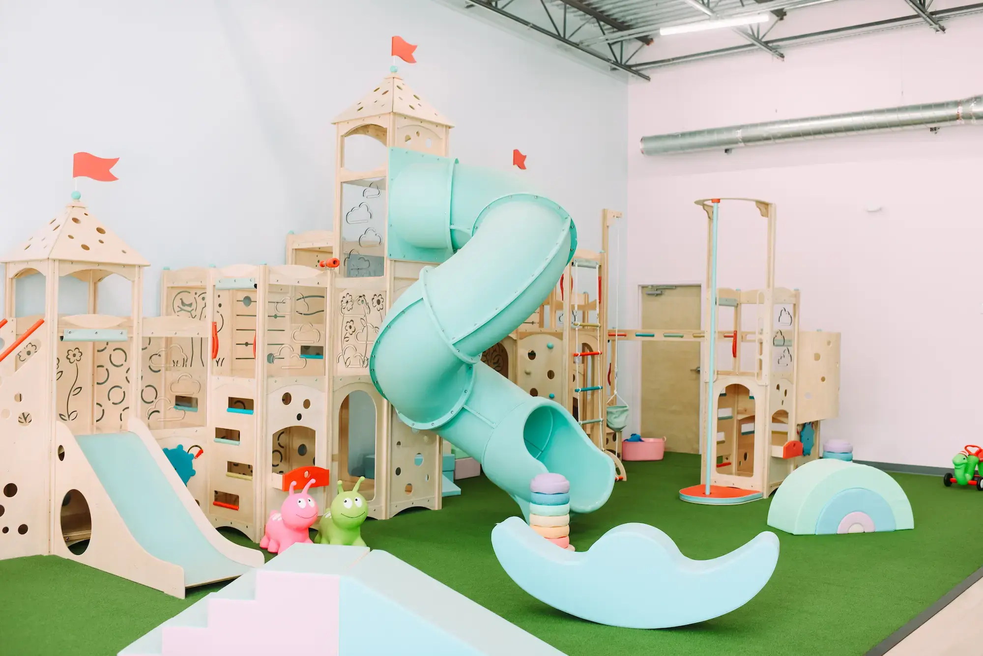 Main indoor play structure at The Fun Bug.