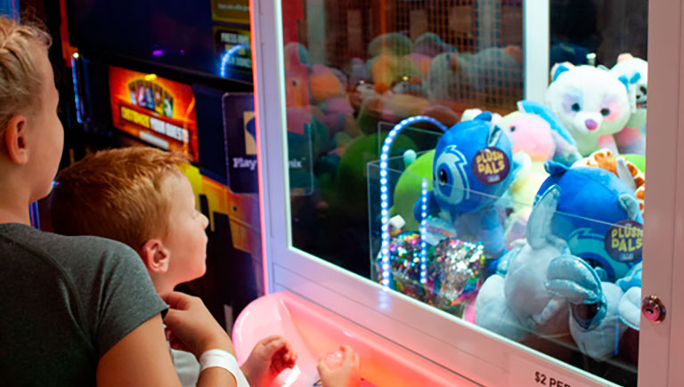 Arcade area at The Fun Station - Dubuque.