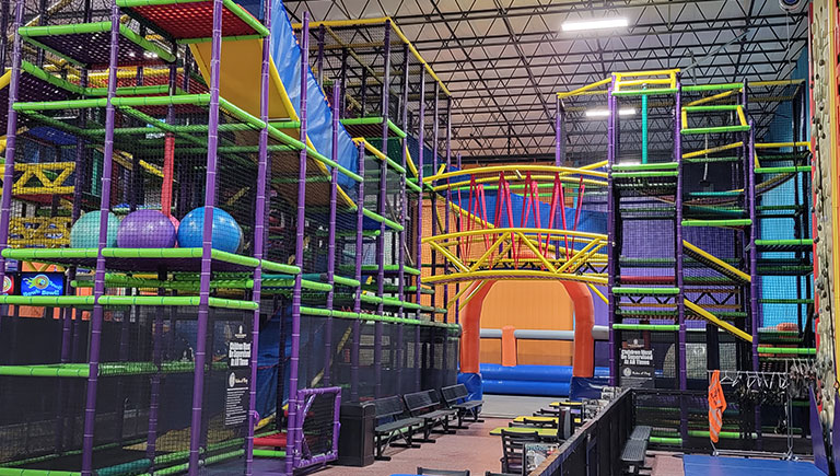 Play maze at The Fun Station - Quad Cities.