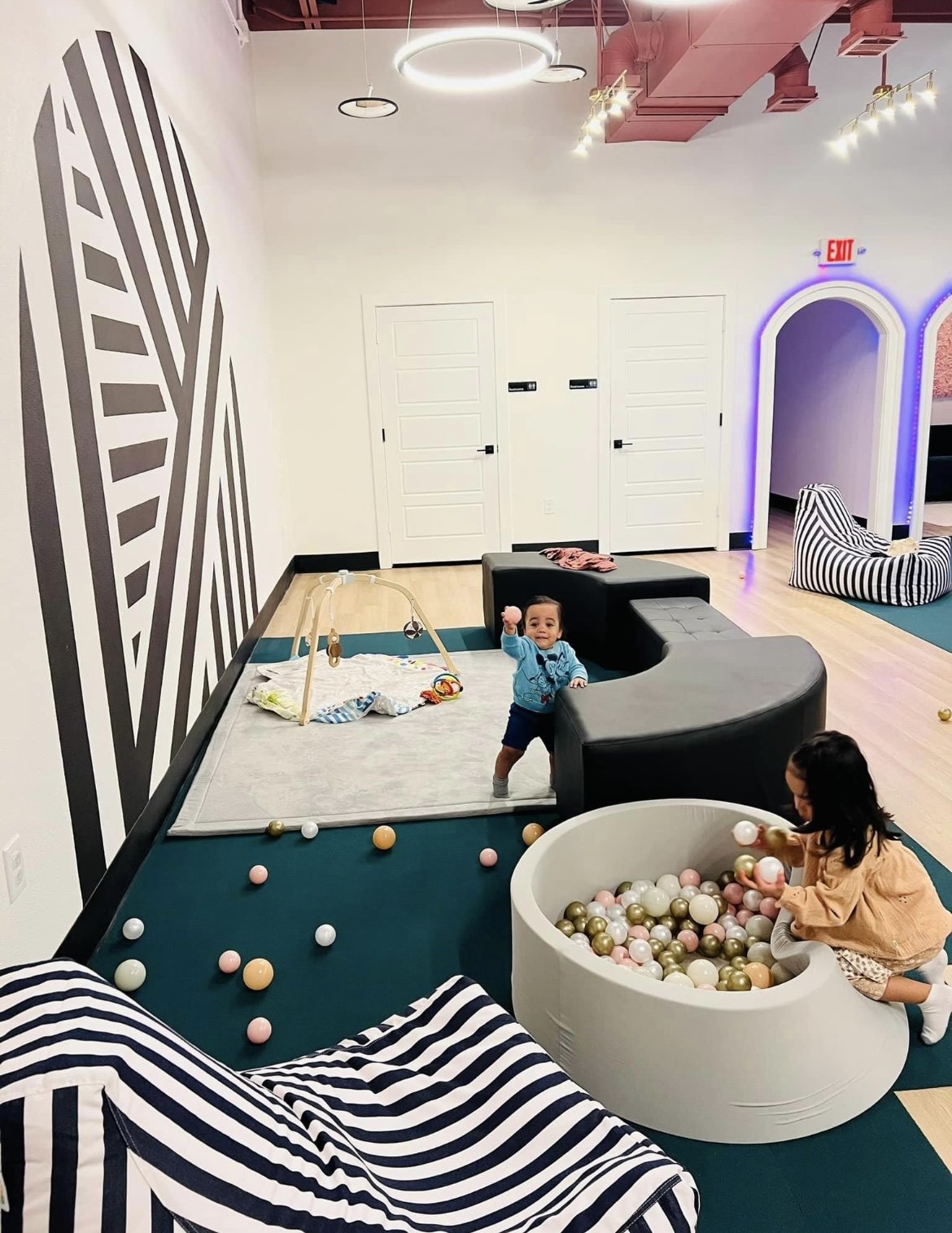 Children's play zone at The Mom Lounge & Playspace