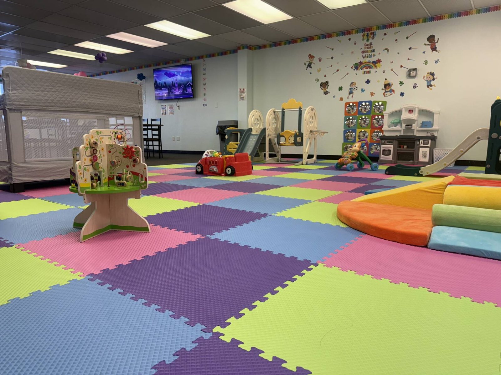 Indoor play equipment at The Play Spot
