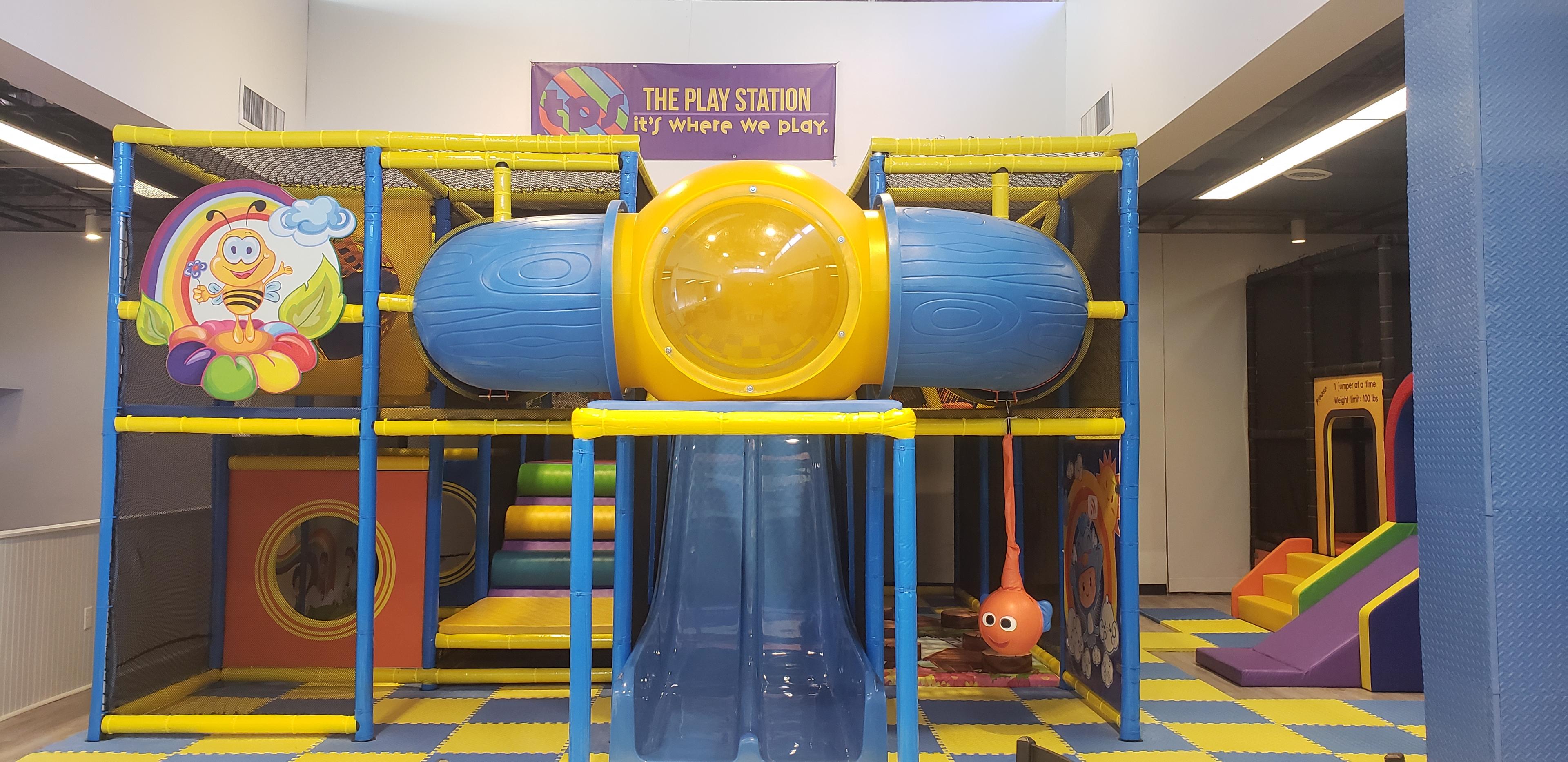 Indoor play structure at The Play Station.