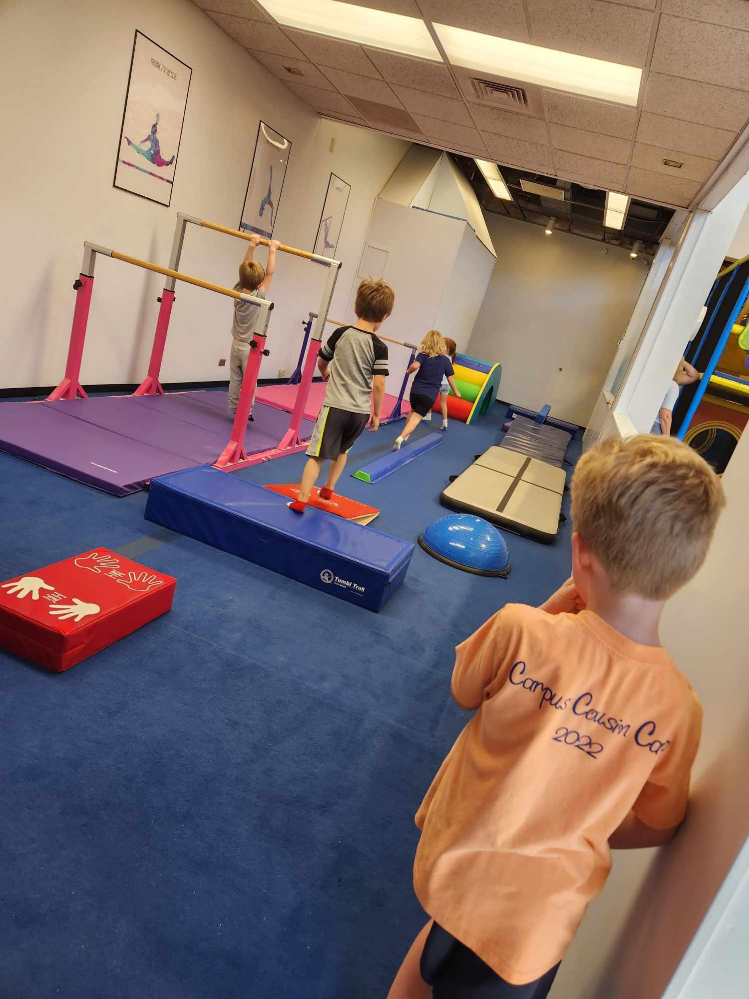 Gymnastics room at The Play Station.