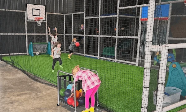 Soft play and toddler-friendly area at The PlayGarten