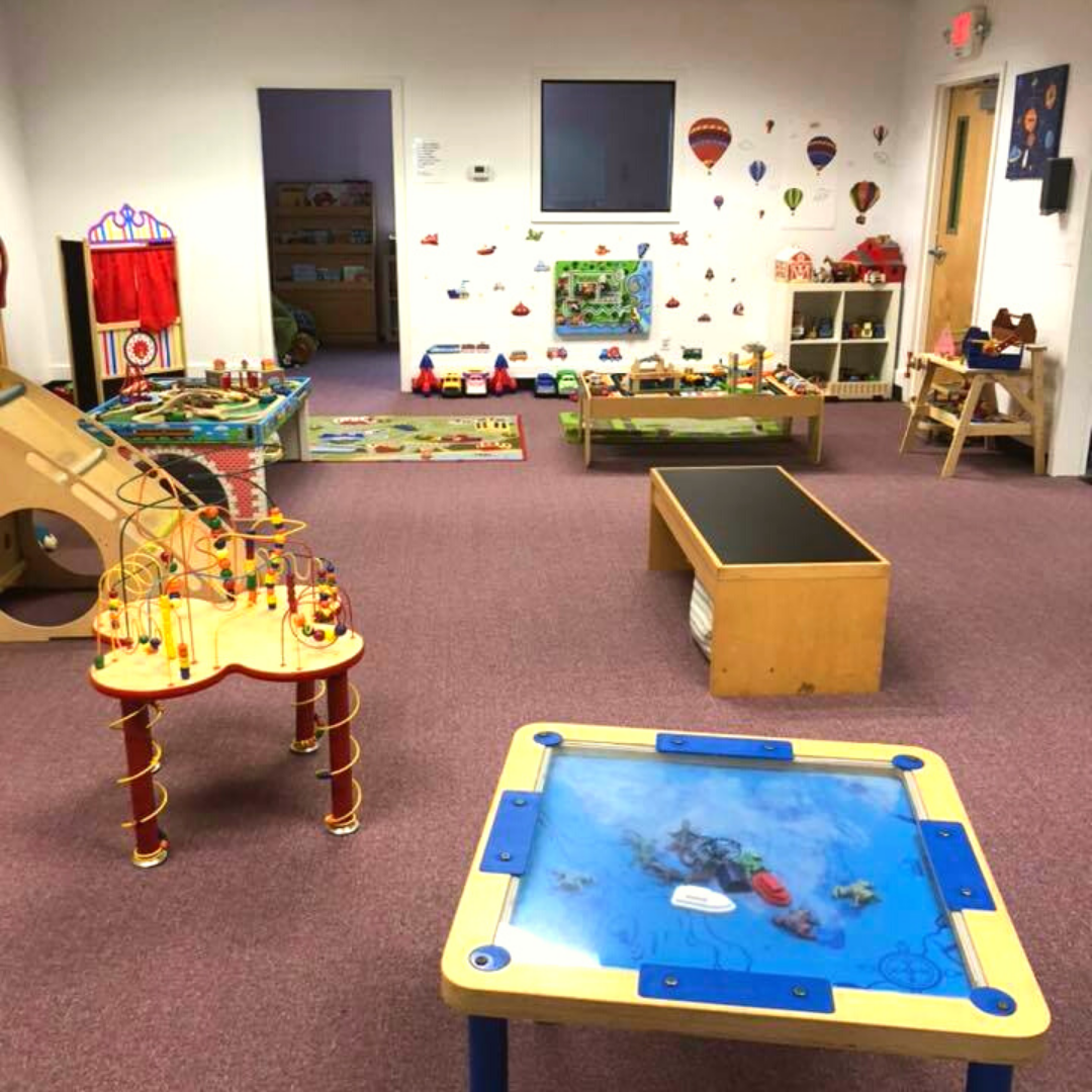 Toy and exploration room at The Rumpus Room in Brunswick.