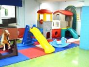 Young-child play setup at Tiny Tots Indoor Playspace.