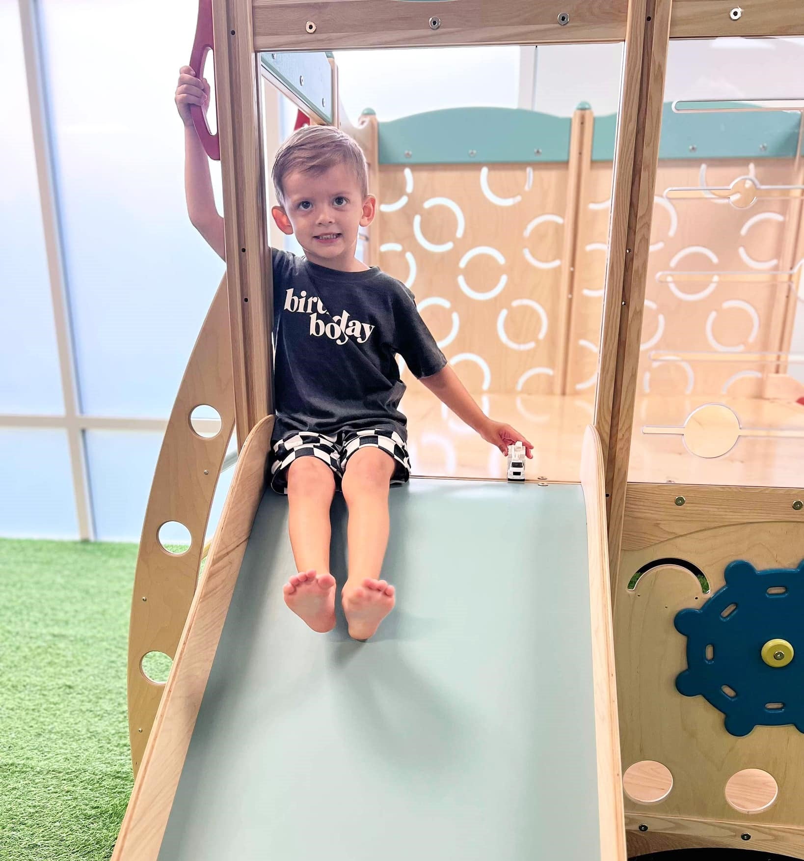 Soft-play structure inside Toddling Around.