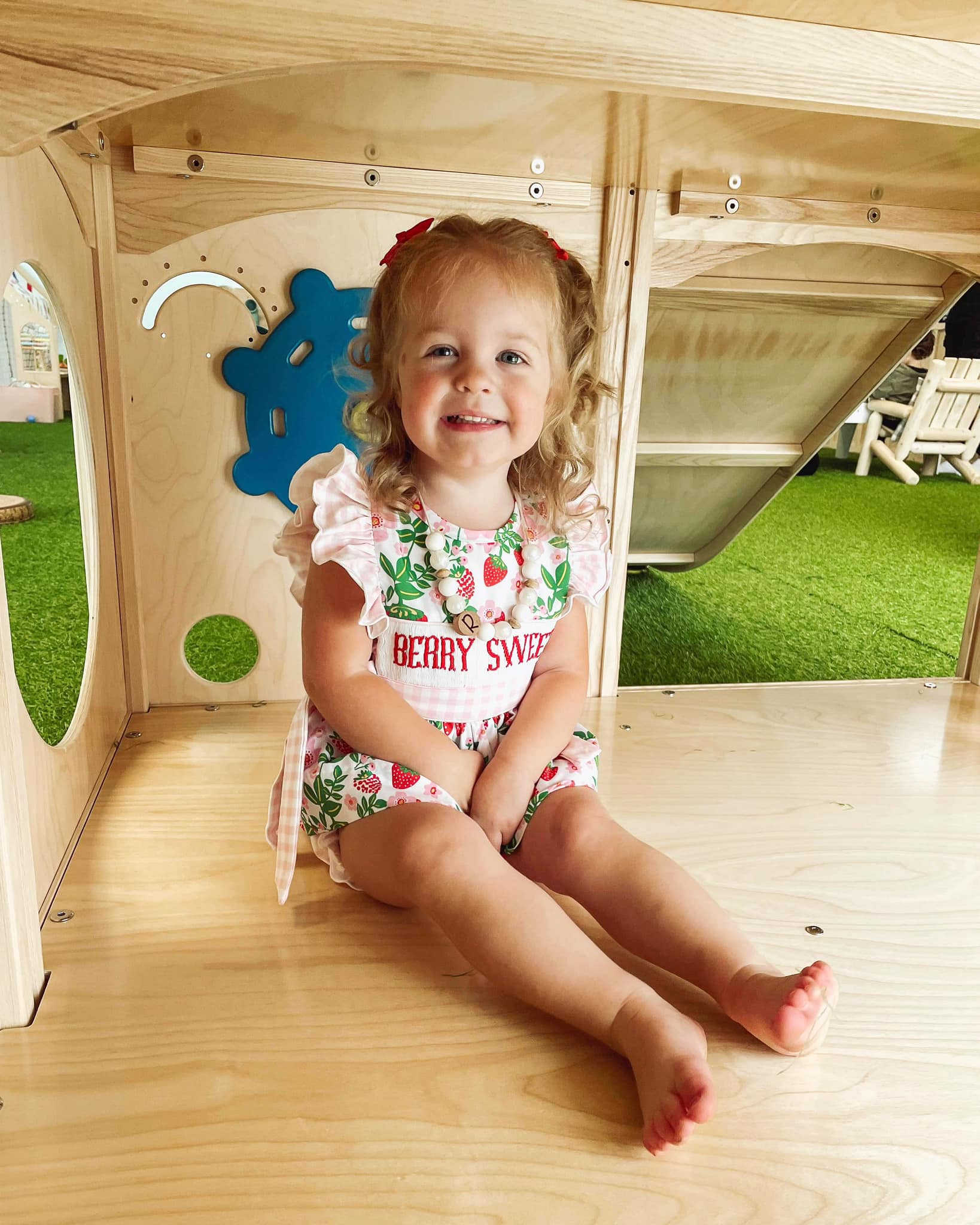 Indoor play equipment at Toddling Around in Chester.