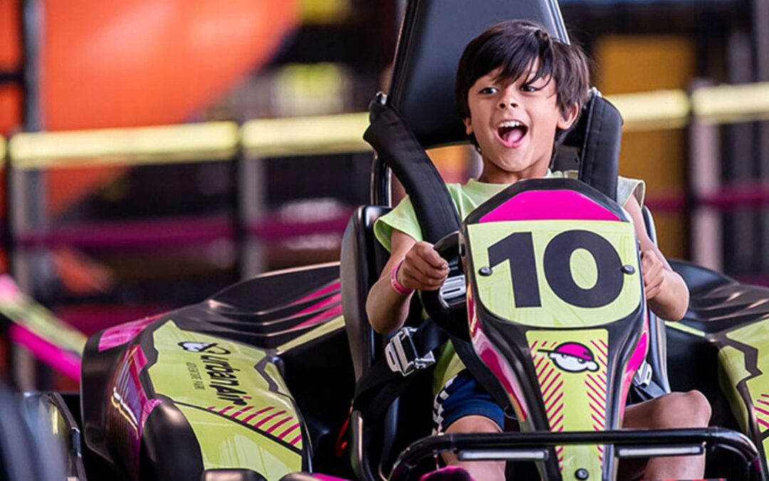 Indoor go-karts at Urban Air Lancaster