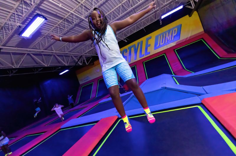 Freestyle jumping area at Urban Air Adventure Park - Port Richey.