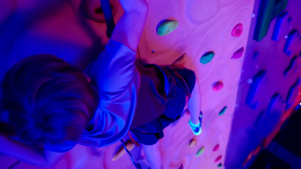 Climbing walls at Urban Air Adventure Park Sarasota.