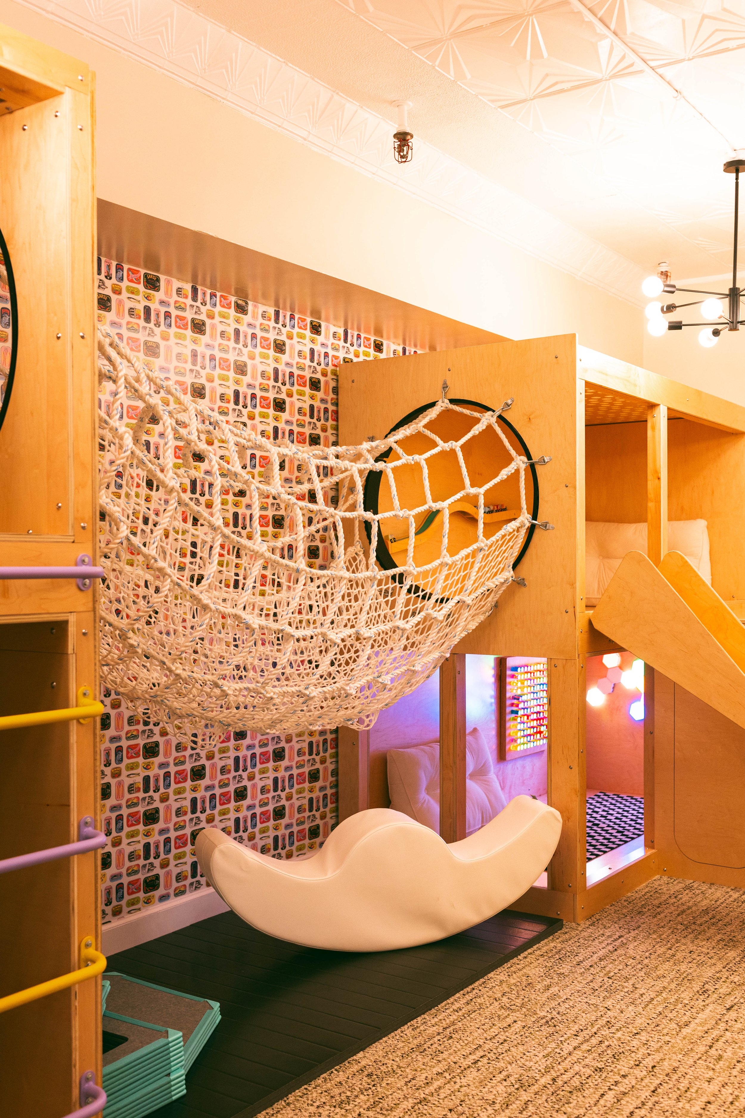 Indoor imaginative play setup at VirtoKids