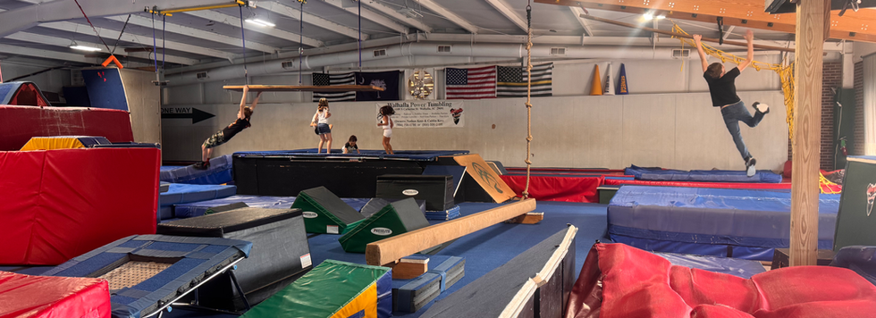 Activity area at Walhalla Power Tumbling