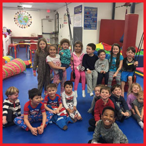 Kids participating in an event at We Rock the Spectrum Daphne