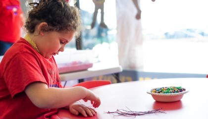 Play equipment inside We Rock the Spectrum Franklin