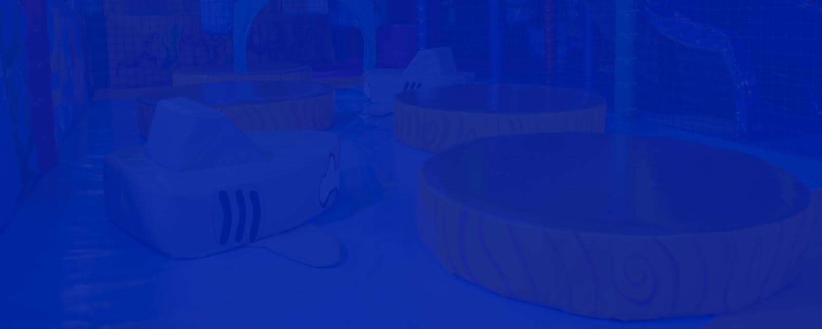 Toddler-friendly soft-play pieces inside Weevil Play