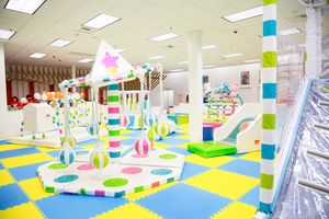 Indoor soft-play equipment at WiggleWorks Kids