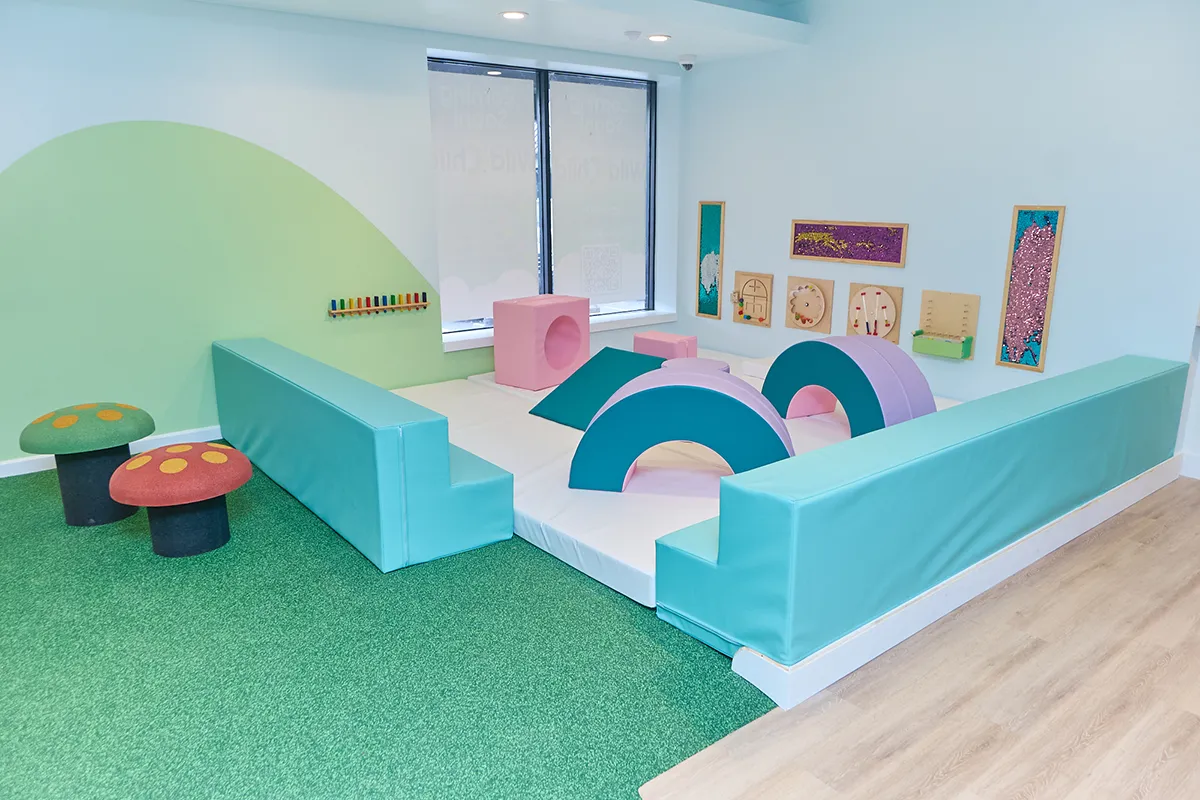Soft-play area at Wild Child Play Co.
