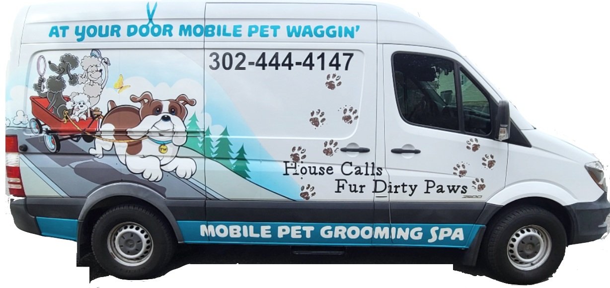Promotional image for mobile grooming service areas