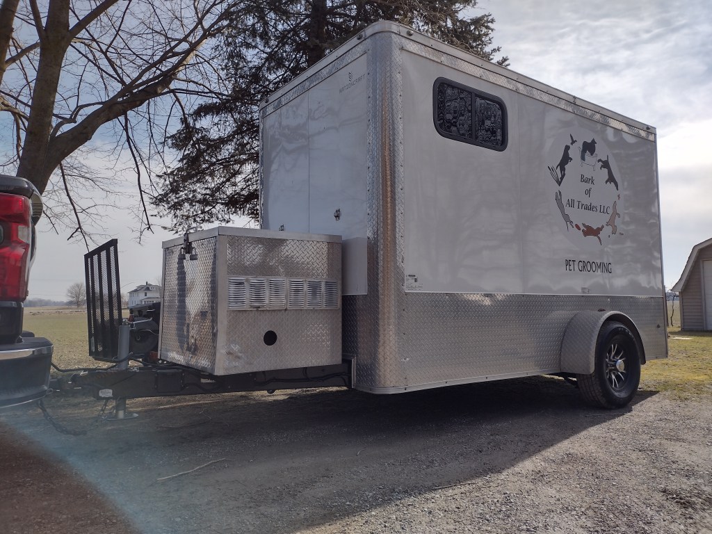 Dog after grooming by Bark of All Trades