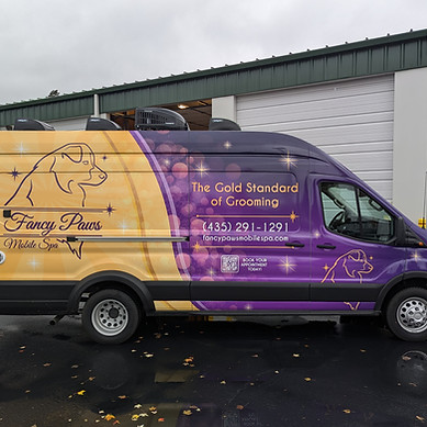 Fancy Paws Mobile Spa groomed dog portrait